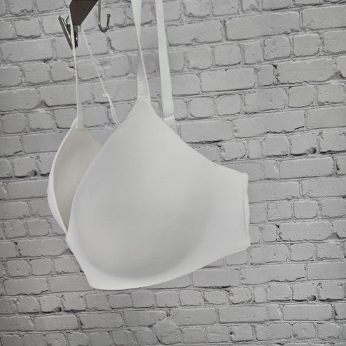 Victoria's Secret White Lightly Lined Wireless T-Shirt Bra 38DD