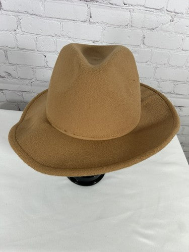 NWT Lulu’s Camel Brown Vendor Style Fedora One Size