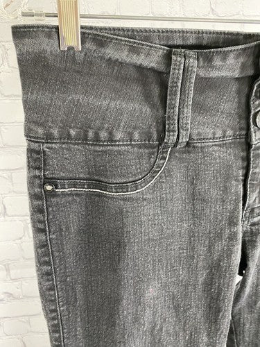 WATCH LA JEANS Black Mid Rise Black 3 Button Stretch Skinny Womens 9