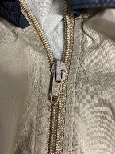 VTG Anheuser- Busch Tan Lightweight Golf Anniversary Windbreaker Jacket XXL