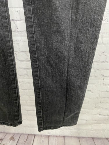 WATCH LA JEANS Black Mid Rise Black 3 Button Stretch Skinny Womens 9