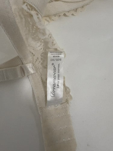 Dreamwear Ivory Floral Lace Padded Underwire Push Up Convertible Bra 36C