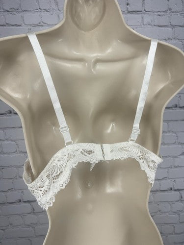 Dreamwear Ivory Floral Lace Padded Underwire Push Up Convertible Bra 36C