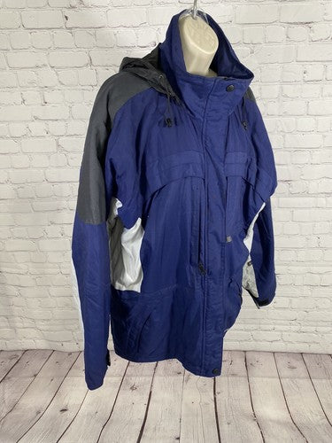 Boulder Gear Blue Gray Tuck Away Hood Thinsulate XO Ski Jacket Women’s Size 10