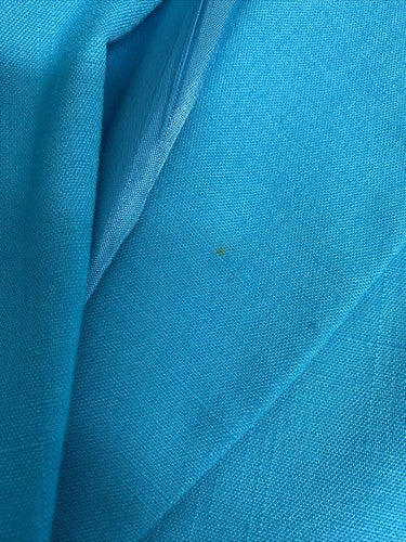VTG Lynn Greene Light Blue Notch Lapel Single Button Jacket Blazer Women’s Sz 10
