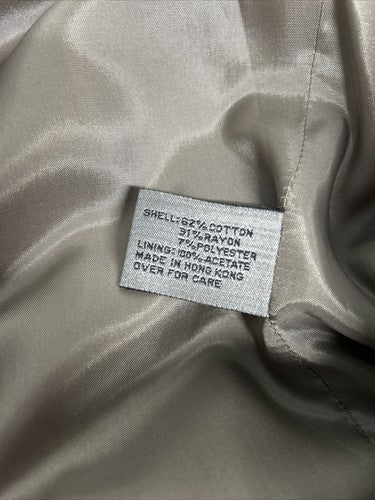 Le Collezioni Structure Brown Suede Corduroy 3-Button Jacket Blazer Men’s L 44R