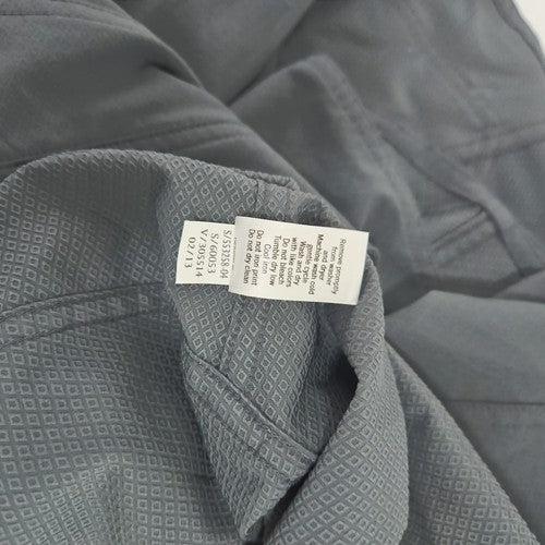 Athleta Gray Teal Cargo Pocket Lace Up Board Shorts Swim Bottoms 12 (34X6)