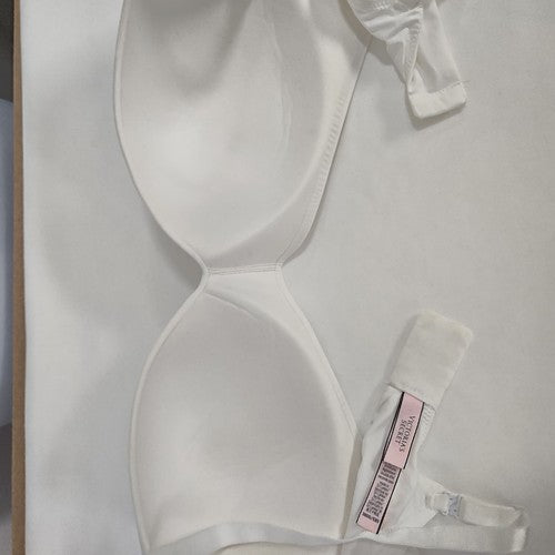 Victoria's Secret White Lightly Lined Wireless T-Shirt Bra 38DD