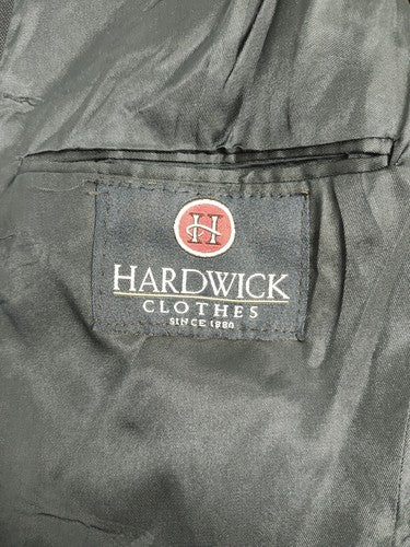 Hardwick Clothes Navy Blue Gold Two Button Blazer Sports Coat USA 44R
