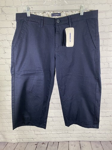 NWT LC Waikiki Blue Normal Kalip Regular Fit Bermuda Long Shorts Size 34 (36x18)