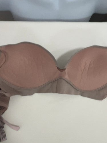 Victoria's Secret Incredible Mauve Lace Back Padded Wireless Bra 34D