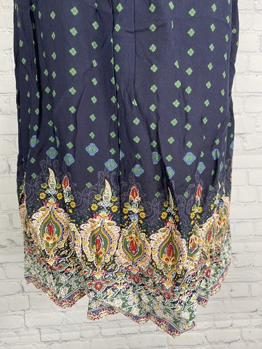 NWT Weekend Suzanne Betro Colorful Pintuck Placket Sleeveless V Neck Tunic S