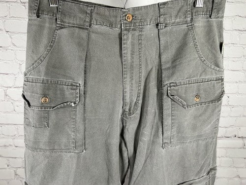 VTG TAG Safari Travel Clothing High Rise Zip Off Leg Women’s Cargo Pants (32x31)