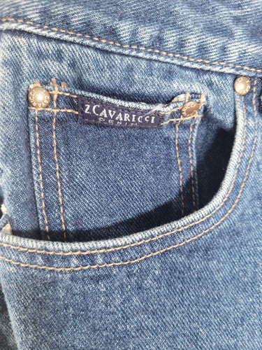 VTG Z. Cavaricci Denim Blue High Waisted Tapered Jeans Women’s Size 27 (26X32)