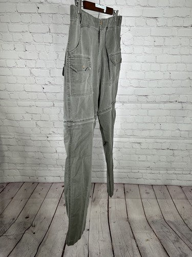 VTG TAG Safari Travel Clothing High Rise Zip Off Leg Women’s Cargo Pants (32x31)