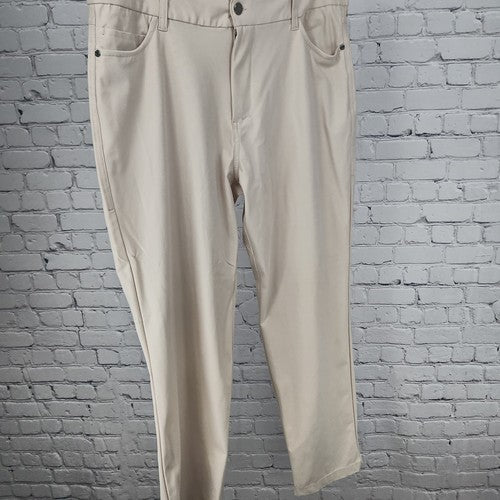 Marc Asher New York Cream Stretch 5 Pocket Classic Fit Pants W34/L30 (34X30)
