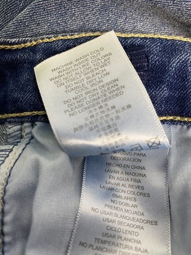 Levi’s 711 Skinny Low Rise Medium Wash Distressed Jeans Juniors 14 (26 x 27.5)