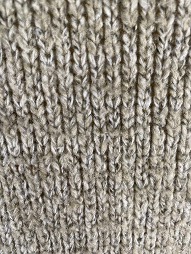 KLD Brown Long Sleeve Open Front Cable Knit Sweater Cardigan With Pockets M