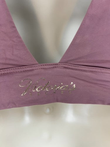 Victoria's Secret Mauve Pink Plunge V Neck Wireless Bralette Bra Top S