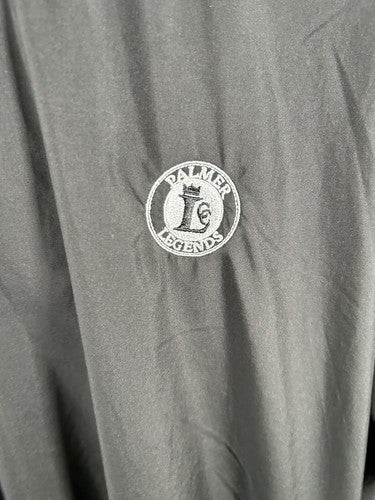VTG Foot Joy Arnold Palmer Legends Black Embroidered V Neck Golf Men’s Jacket XL