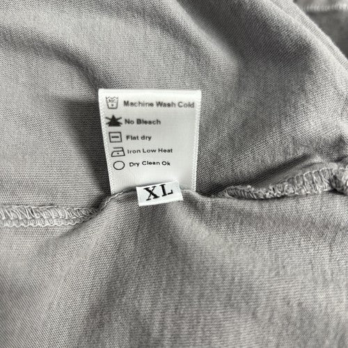 M. Singer Men’s Gray Collared Shirt X-Large USA Made Pocket Soft Lightweight