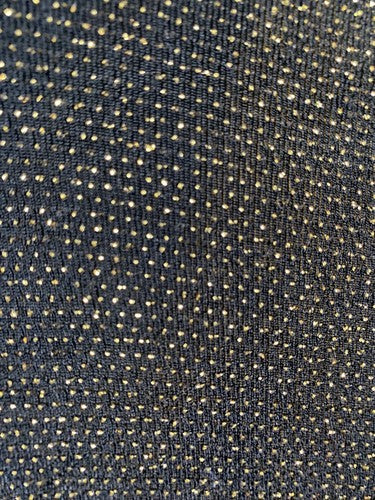 VTG S.L. Fashions Petite Black Gold Metallic Long Sleeve Open Front Cardigan 6P