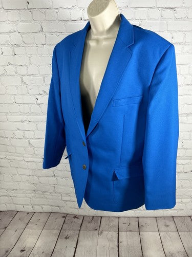 NWT Maxwell Park Blazers Women’s  Royal Blue Two Button Blazer Jacket Size 20P