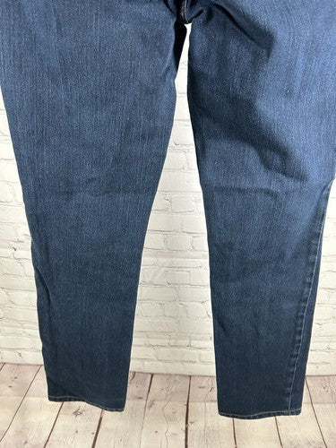 J Brand Straight Leg Mid Rise Dark Wash Denim Women’s Jeans 27 (30 x 30)