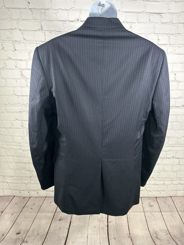Lauren Ralph Lauren Joseph’s 100% Wool Blue Striped Blazer Jacket Coat Men’s 40L