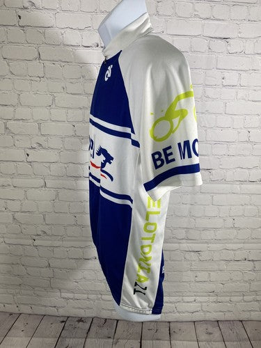 Exel Champ-Sys Pelotonia Multicolored Biking Riding Cycling Half Zip Shirt L