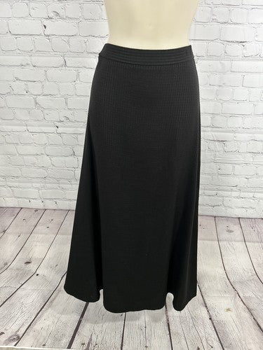 Miss Dorby Black Two Piece Outfit Set Long Skirt Button Up Top Women’s 18