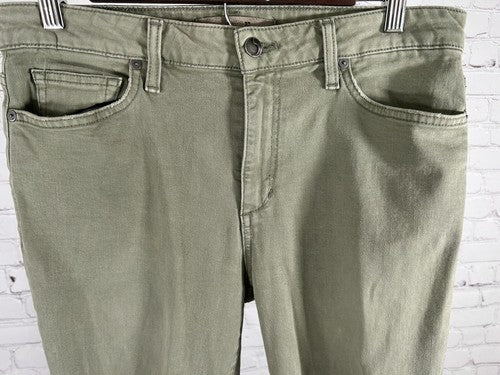 Joe's Jeans Military Green Distressed Skinny Ankle Mid Rise Jeans Pants (30x28)