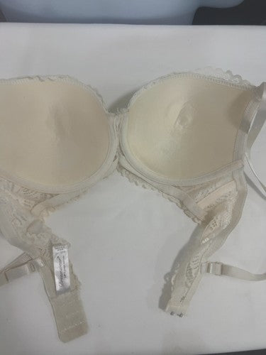 Dreamwear Ivory Floral Lace Padded Underwire Push Up Convertible Bra 36C