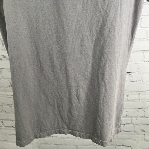 M. Singer Men’s Gray Collared Shirt X-Large USA Made Pocket Soft Lightweight