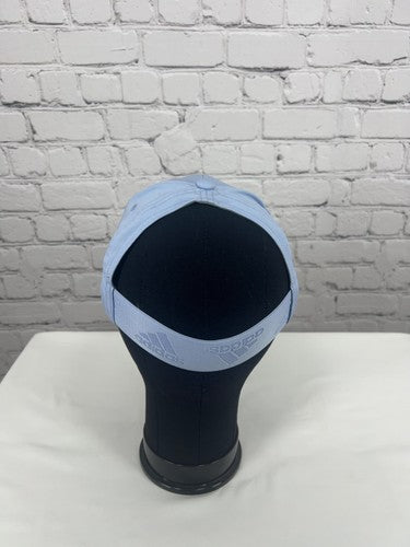 Adidas Light Blue AEROREADY Adjustable Strapback Baseball Cap Hat One Size