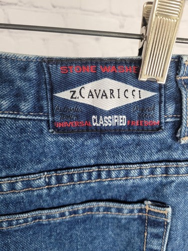 VTG Z. Cavaricci Denim Blue High Waisted Tapered Jeans Women’s Size 27 (26X32)