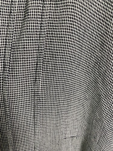 VTG Jessica Howard Black White Check Short Sleeve Shoulder Padded Dress 18