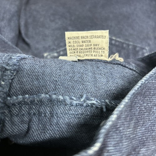 VTG Rio By Stephen Mardon Dark Wash High Rise Blue Denim Button Shorts 9 (24x11)