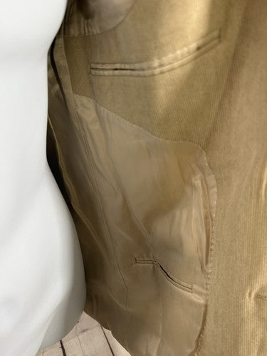 VTG Benchley Ltd Classic Collection Tan Camel Hair Two Button Blazer Jacket 44R