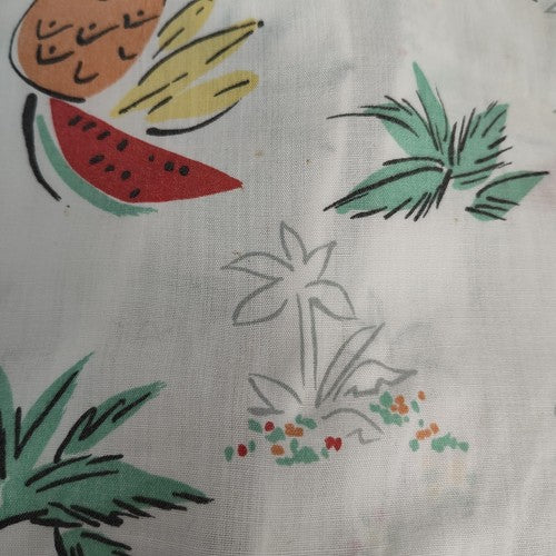 VTG Magnum 357 Polyester Blend Beachy Button Up Made In USA Men's Size XL
