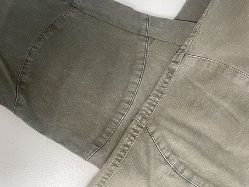 BLUE Saks Fifth Avenue Mid Rise Green Knee Patch Pants Size 28 (30”x 29”)
