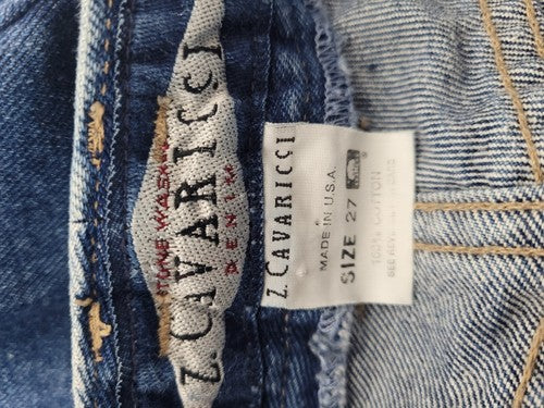 VTG Z. Cavaricci Denim Blue High Waisted Tapered Jeans Women’s Size 27 (26X32)