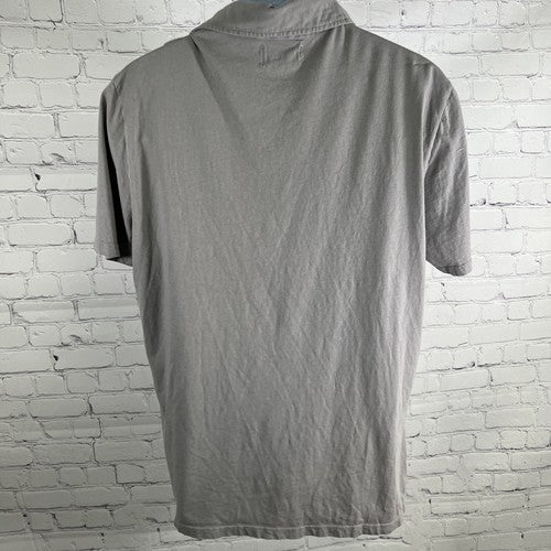 M. Singer Men’s Gray Collared Shirt X-Large USA Made Pocket Soft Lightweight