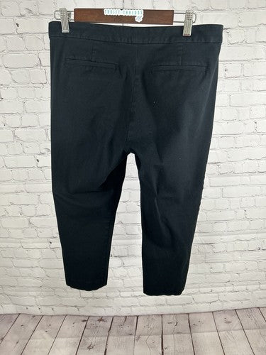 Lauren Ralph Lauren Black Label Black Mid Rise Capri Pants Petite 12P (34x22)