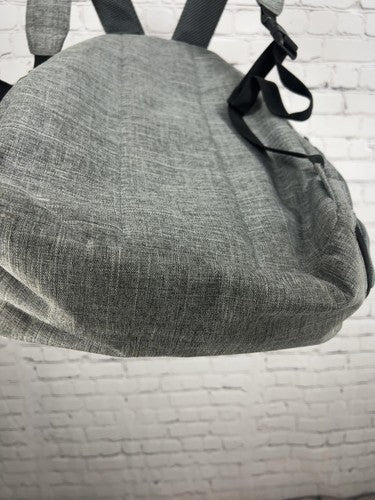 Herschel Supply Co Gray Crosshatch Gold Zip Backpack Bookbag One Size