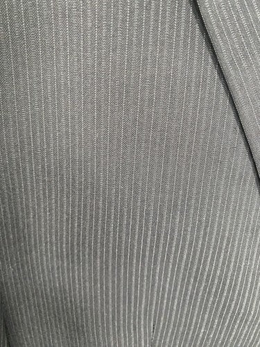 Evan Picone Black Vertical Striped Two Button Blazer Jacket Coat Men’s 40R