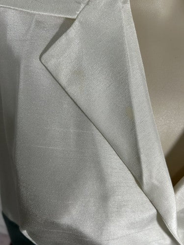 Willow Glenn White Blue Brown Lined Collared Sleeveless A Line Dress Women’s 4P