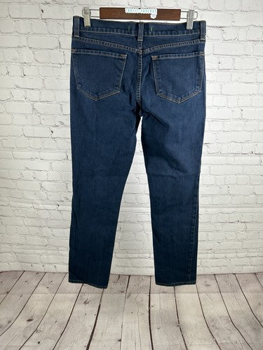 J Brand Straight Leg Mid Rise Dark Wash Denim Women’s Jeans 27 (30 x 30)