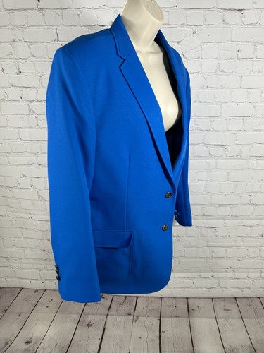 NWT Maxwell Park Blazers Women’s  Royal Blue Two Button Blazer Jacket Size 20P