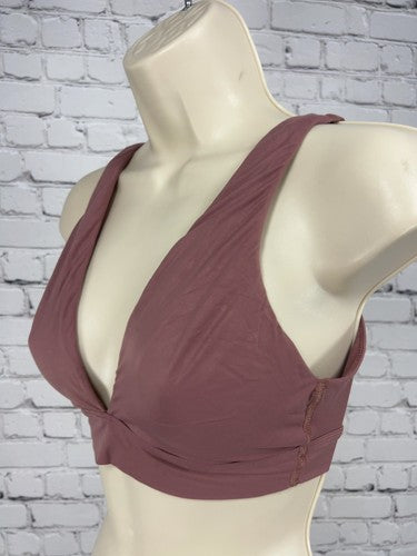 Victoria's Secret Mauve Pink Plunge V Neck Wireless Bralette Bra Top S